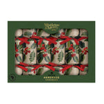 Mistletoe & Merry Petite Kraft Holly Christmas Crackers 6pk - Pure Apotheca