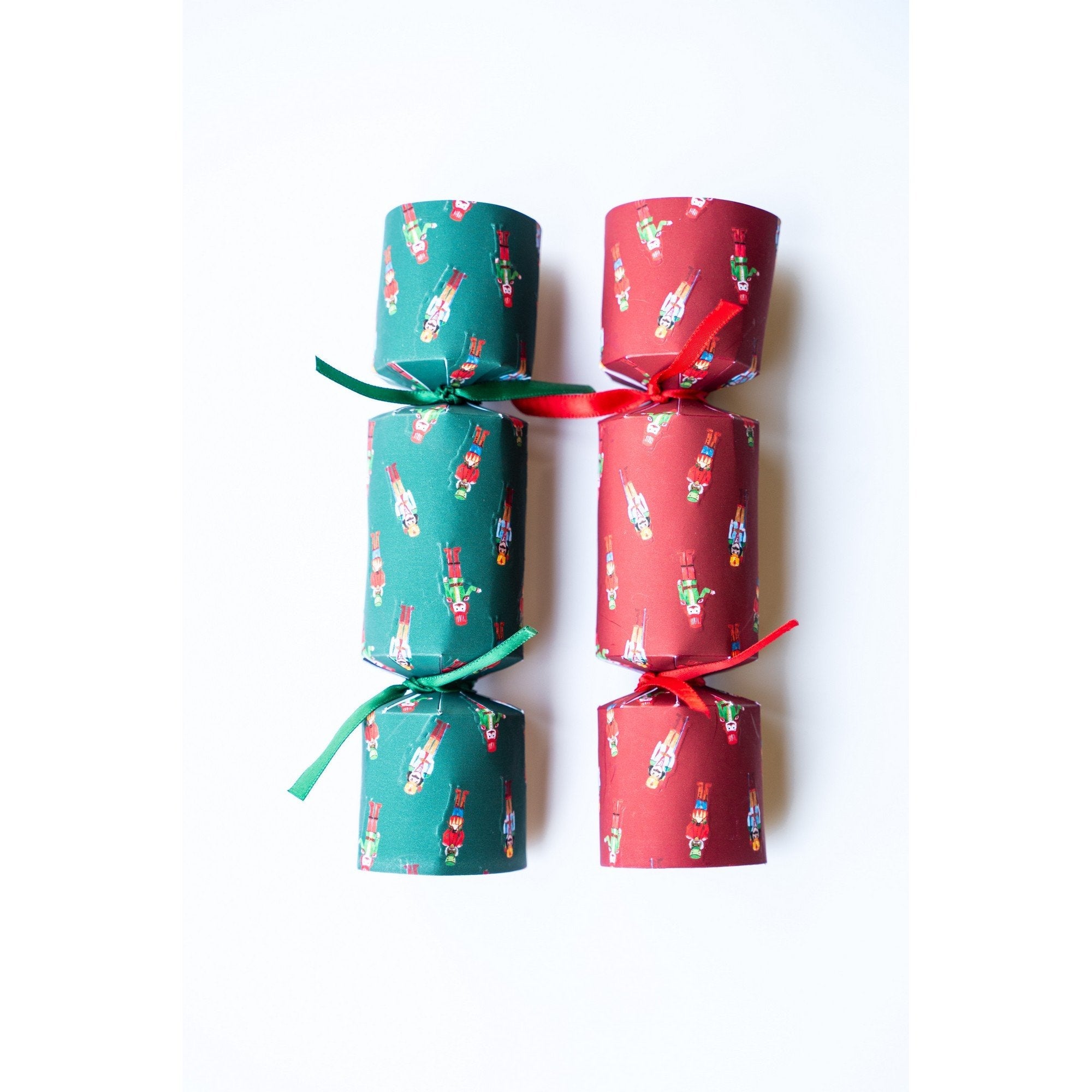 Mistletoe & Merry Petite Mini Nutcrackers Christmas Crackers 6pk - Pure Apotheca