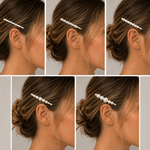 Mixed Pearl Hair Slides Set/5 - Pure Apotheca