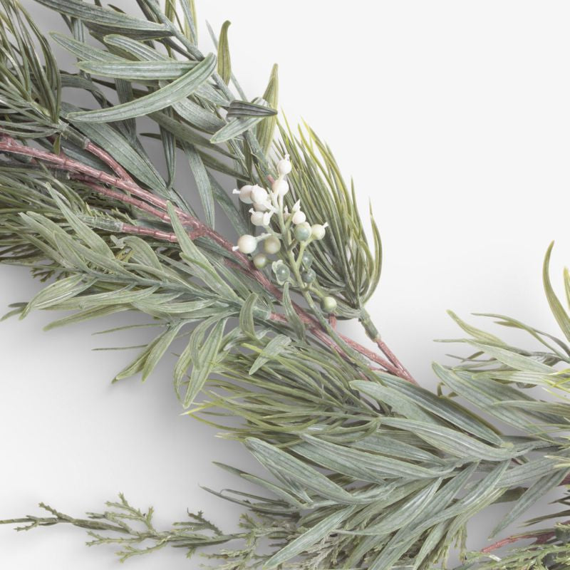 Mixed Silver Green Garland 150cm - Pure Apotheca