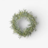 Mixed Silver Green Wreath 50cm - Pure Apotheca
