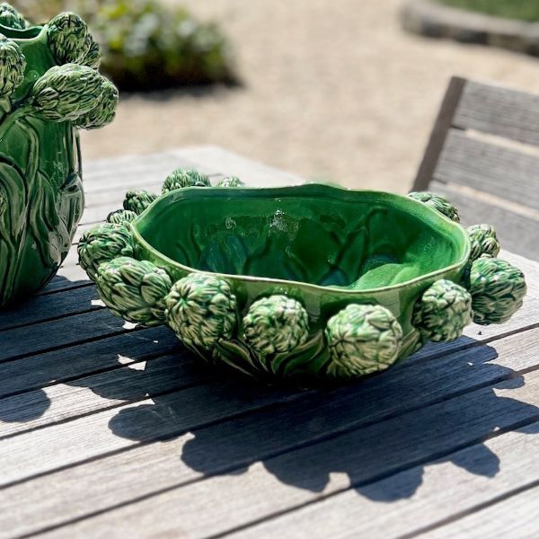 Mode Artichoke Bowl Green 33cm - Pure Apotheca