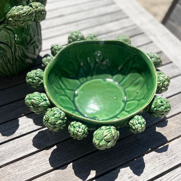 Mode Artichoke Bowl Green 33cm - Pure Apotheca