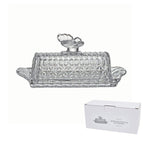 MONET GLASS BUTTER DISH RECTANGLE - Pure Apotheca