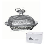 MONET GLASS BUTTER DISH SQUARE - Pure Apotheca