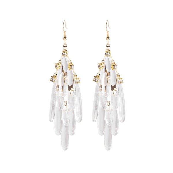 Morocco Crystal Teardrop Earring - Pure Apotheca