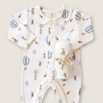 Mouse & Hot Air Balloon Stretch Swaddle - Pure Apotheca
