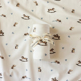 Mouse & Rockinghorse Stretch Swaddle - Pure Apotheca