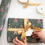 Mr & Mrs Claus Gift Wrap 3m - Pure Apotheca
