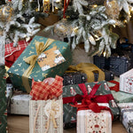 Mr & Mrs Claus Gift Wrap 3m - Pure Apotheca