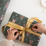 Mr & Mrs Claus Gift Wrap 3m - Pure Apotheca