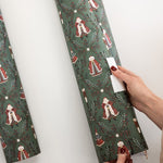 Mr & Mrs Claus Gift Wrap 3m - Pure Apotheca