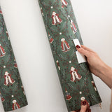 Mr & Mrs Claus Gift Wrap 3m - Pure Apotheca