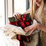 Mr & Mrs Claus Gift Wrap 3m - Pure Apotheca