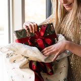 Mr & Mrs Claus Gift Wrap 3m - Pure Apotheca