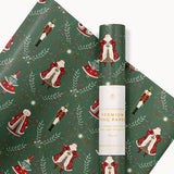 Mr & Mrs Claus Gift Wrap 3m - Pure Apotheca