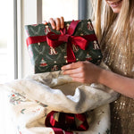 Mr & Mrs Claus Gift Wrap 3m - Pure Apotheca