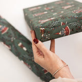 Mr & Mrs Claus Gift Wrap 3m - Pure Apotheca