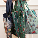 Mr & Mrs Claus - Reusable Large Shopping Bag - Pure Apotheca