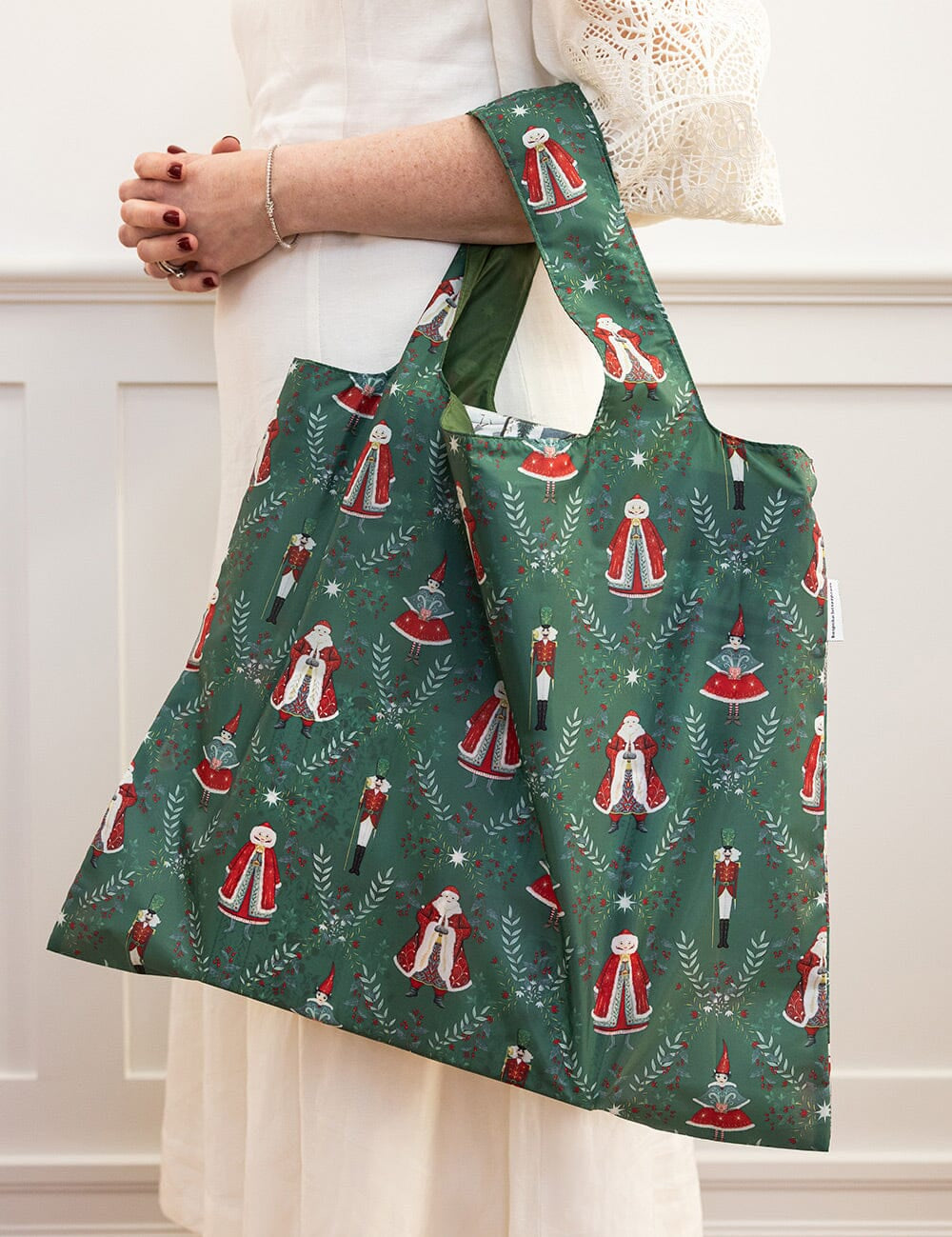 Mr & Mrs Claus - Reusable Large Shopping Bag - Pure Apotheca
