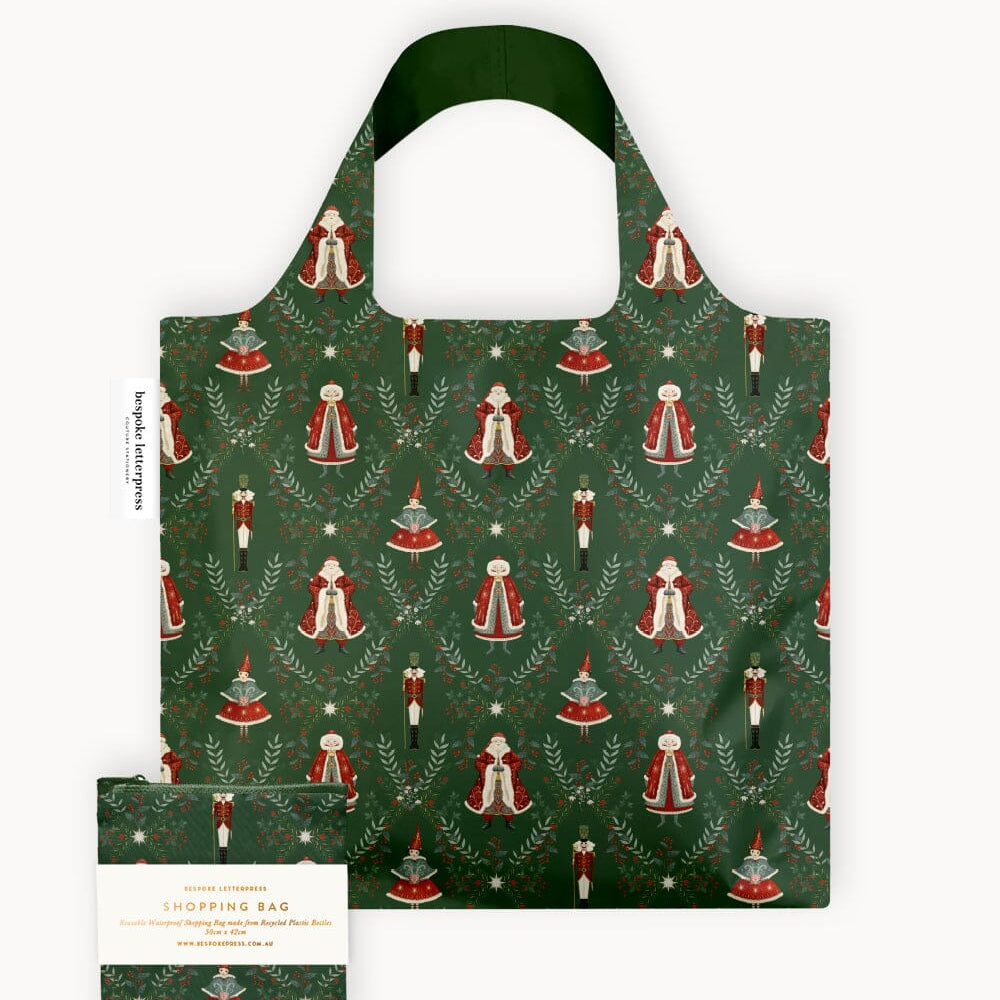 Mr & Mrs Claus - Reusable Large Shopping Bag - Pure Apotheca