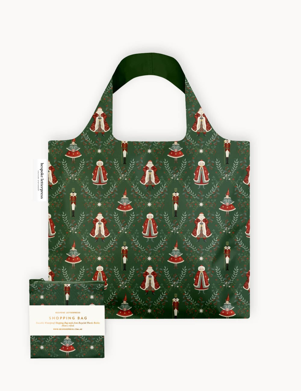 Mr & Mrs Claus - Reusable Large Shopping Bag - Pure Apotheca