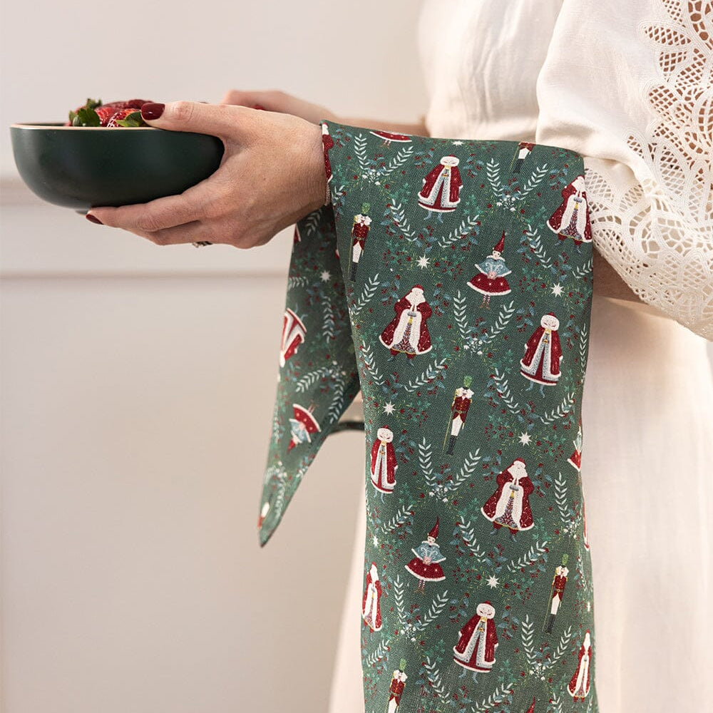 Mr & Mrs Claus Tea Towel - Pure Apotheca