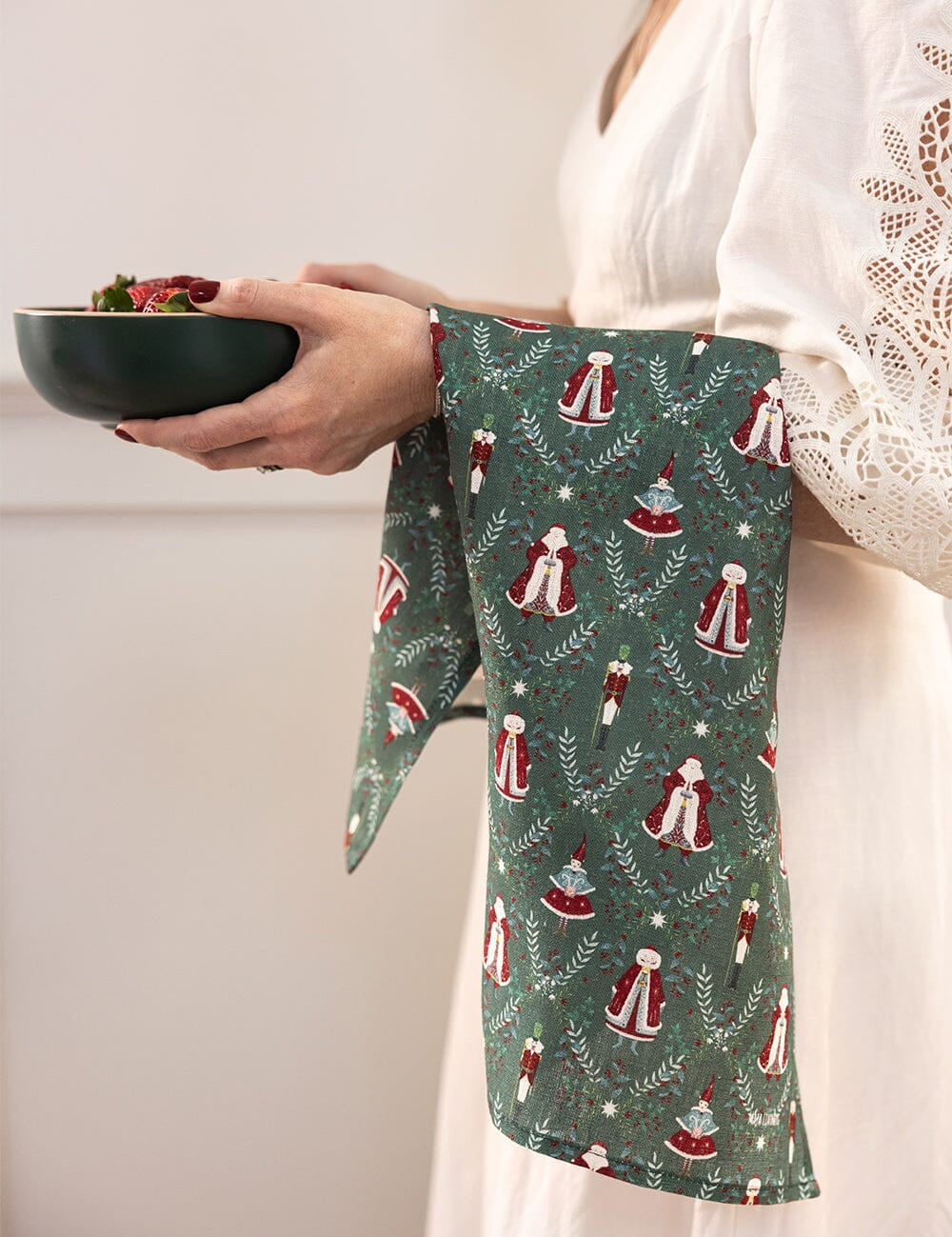 Mr & Mrs Claus Tea Towel - Pure Apotheca