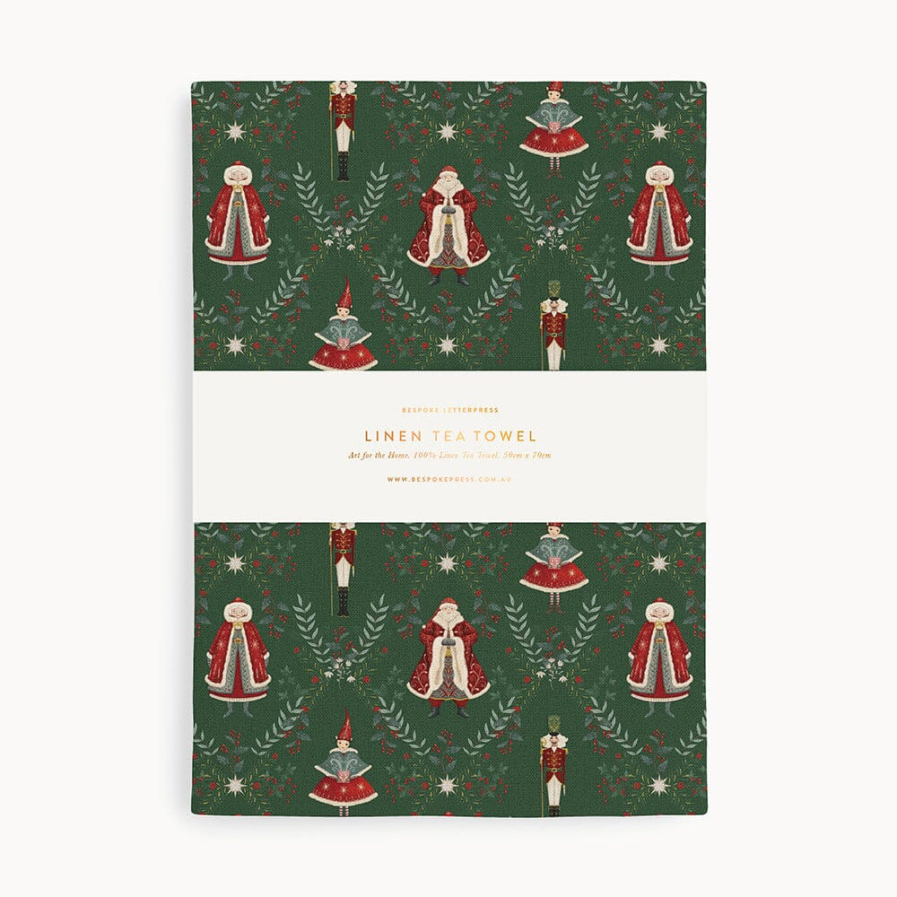 Mr & Mrs Claus Tea Towel - Pure Apotheca