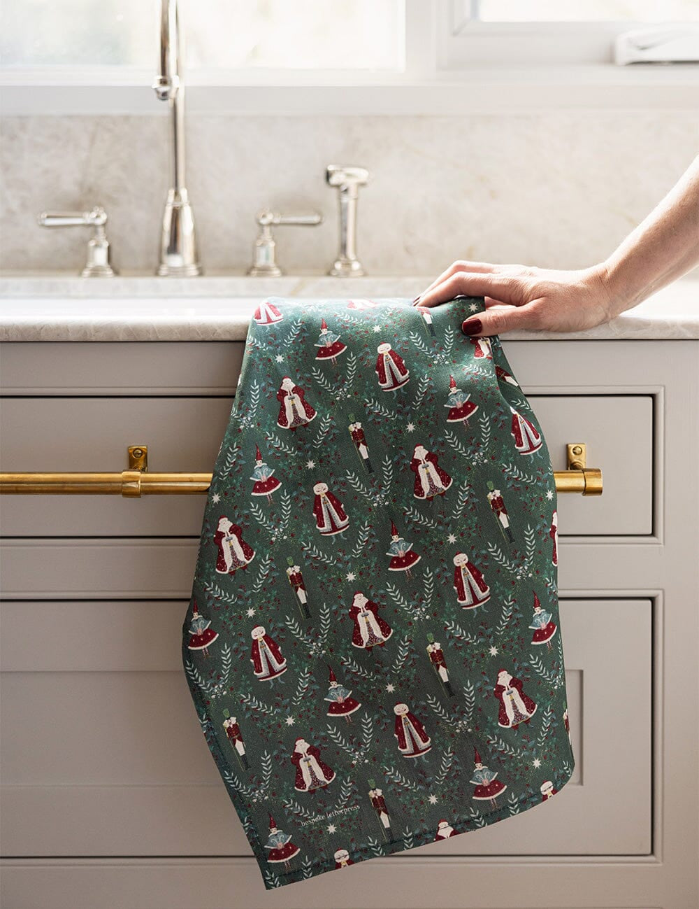 Mr & Mrs Claus Tea Towel - Pure Apotheca