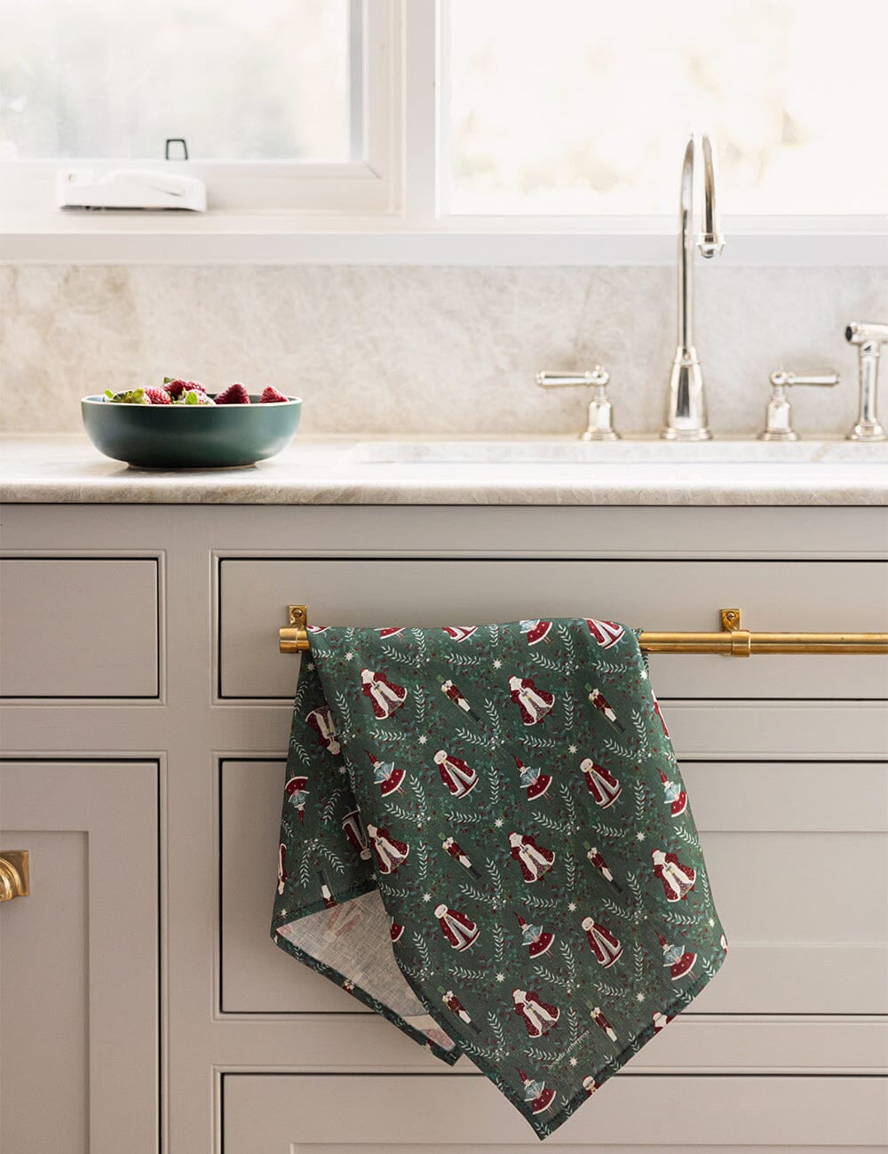 Mr & Mrs Claus Tea Towel - Pure Apotheca
