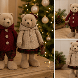 Mr Ralph Tartan Christmas Bear 45cm - Pure Apotheca