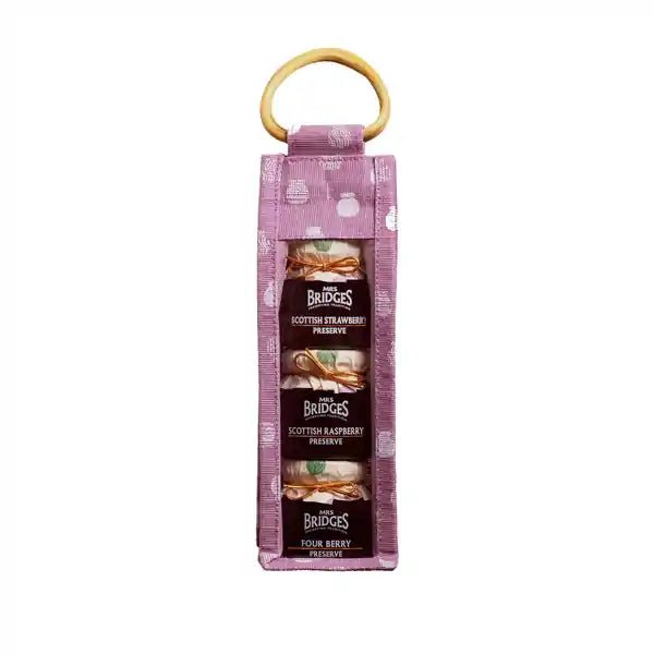 Mrs Bridges Preserves Triple Jar Juco Bag Orchid 3 x 113g - Pure Apotheca