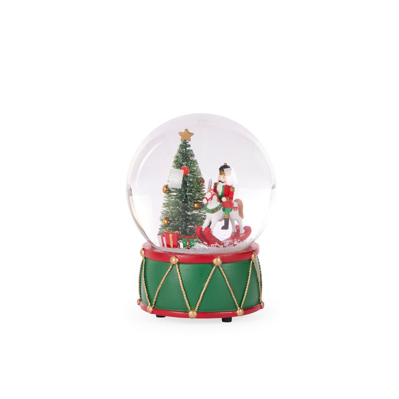MUSICAL TRADITIONAL ROCKING HORSE SNOWGLOBE - Pure Apotheca