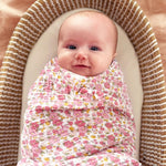 Muslin Swaddle Rose Garden - Pure Apotheca