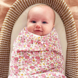 Muslin Swaddle Rose Garden - Pure Apotheca