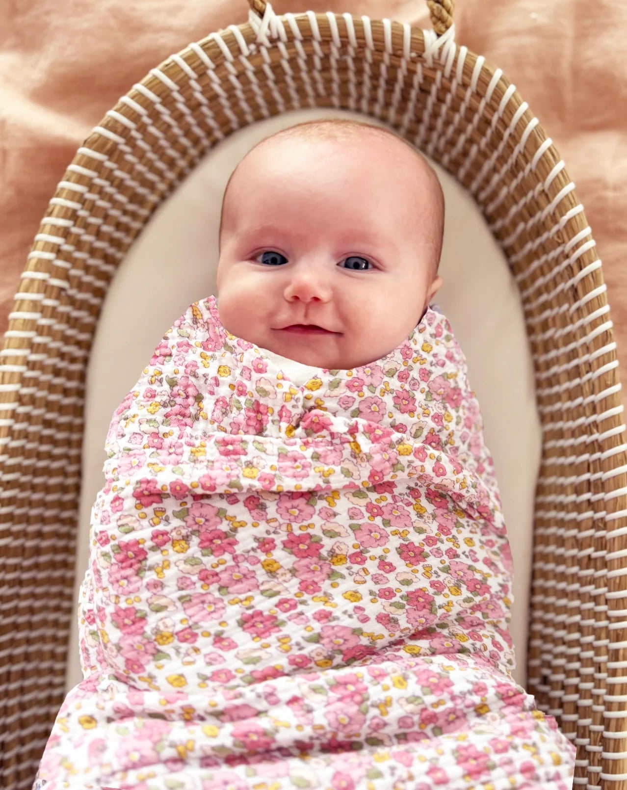 Muslin Swaddle Rose Garden - Pure Apotheca