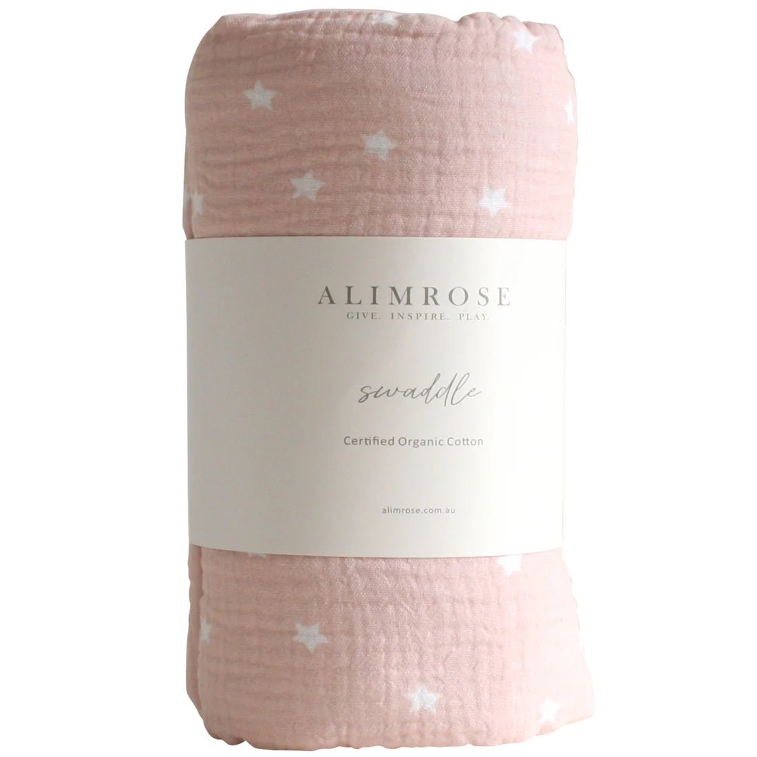 Muslin Swaddle Starry Night Pink - Pure Apotheca