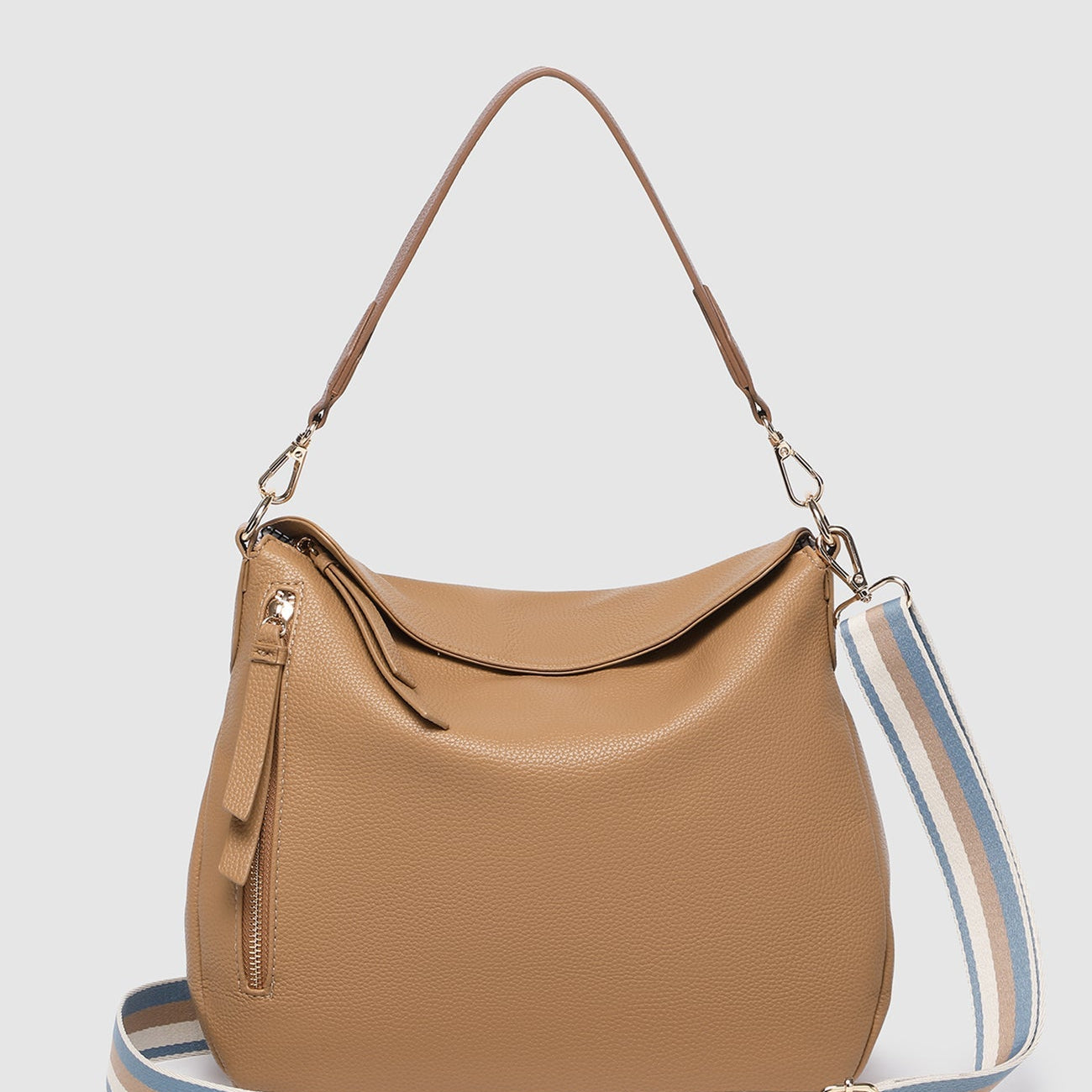 Nadia Shoulder Bag Camel - Pure Apotheca
