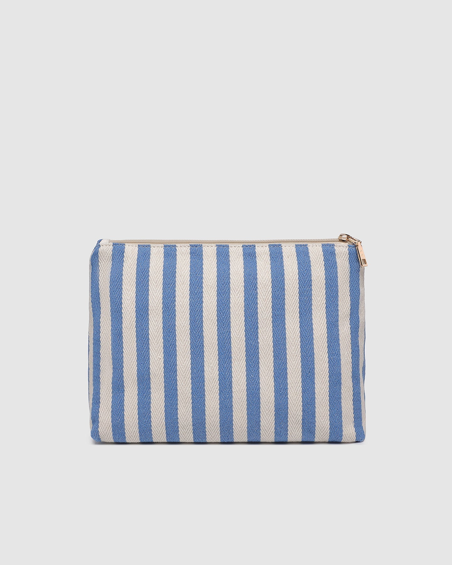 Nala Makeup Bag Persian Blue Stripe - Pure Apotheca