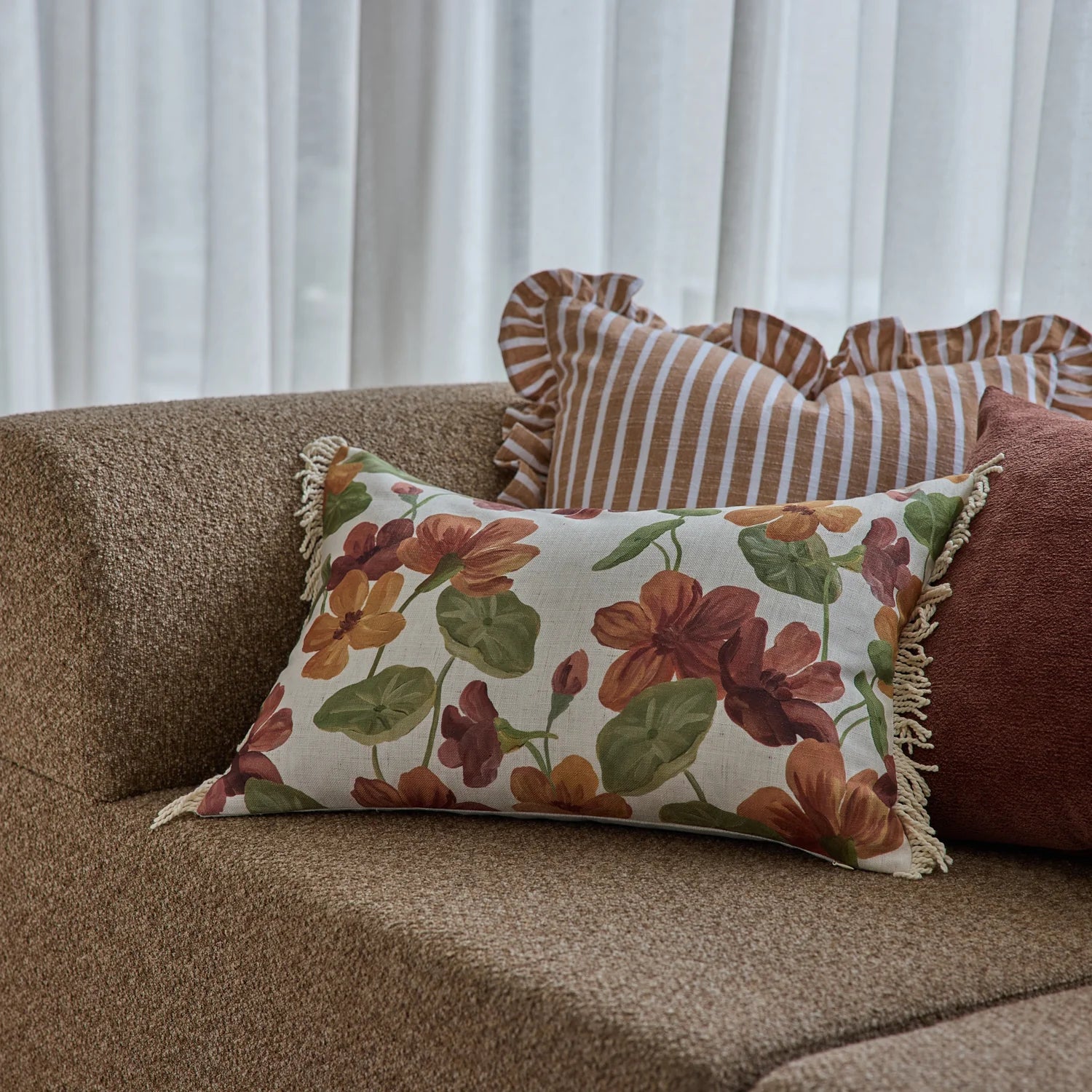 NASTURTIUM MULTI CUSHION 40X60CM - Pure Apotheca