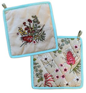 Native Florals Pot Holder Trivet - Pure Apotheca