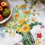 Native Wildflowers Linen Tea Towel - Pure Apotheca