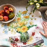 Native Wildflowers Linen Tea Towel - Pure Apotheca