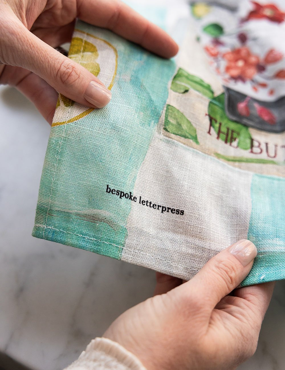 Native Wildflowers Linen Tea Towel - Pure Apotheca