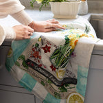 Native Wildflowers Linen Tea Towel - Pure Apotheca