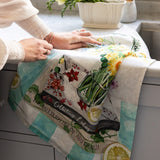 Native Wildflowers Linen Tea Towel - Pure Apotheca