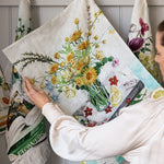 Native Wildflowers Linen Tea Towel - Pure Apotheca