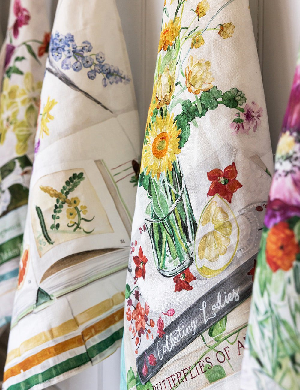 Native Wildflowers Linen Tea Towel - Pure Apotheca