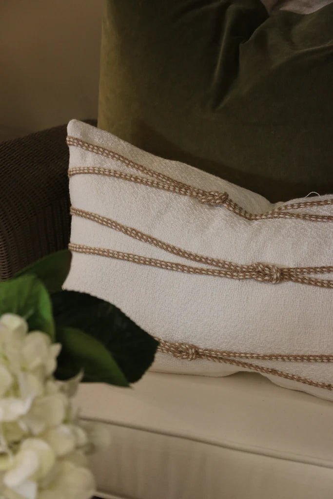 Nautica Rope Cushion Cover 30x50cm - Pure Apotheca